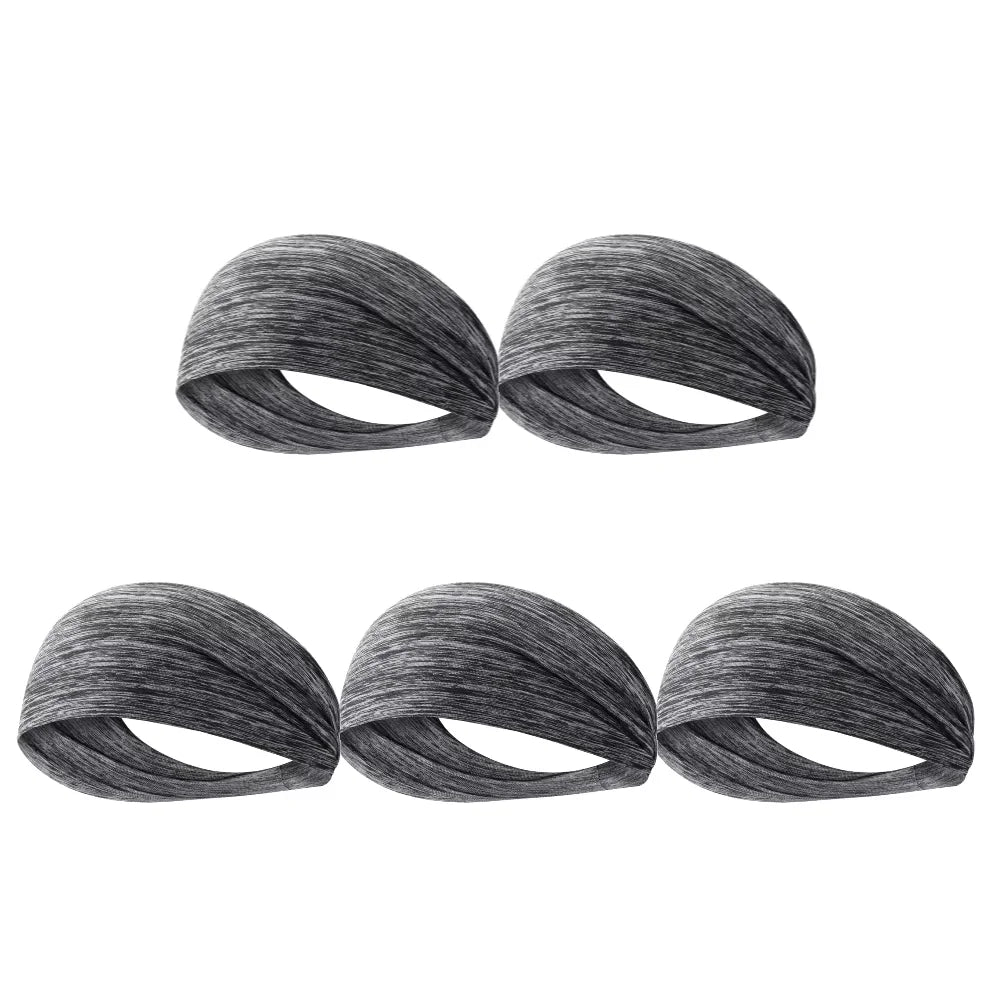 1PC Sports Headband Running Fitness Sweatband Quick-Dry Elastic Absorbent Men Women Cycling Jog Tennis Yoga Gym Hair Bandage