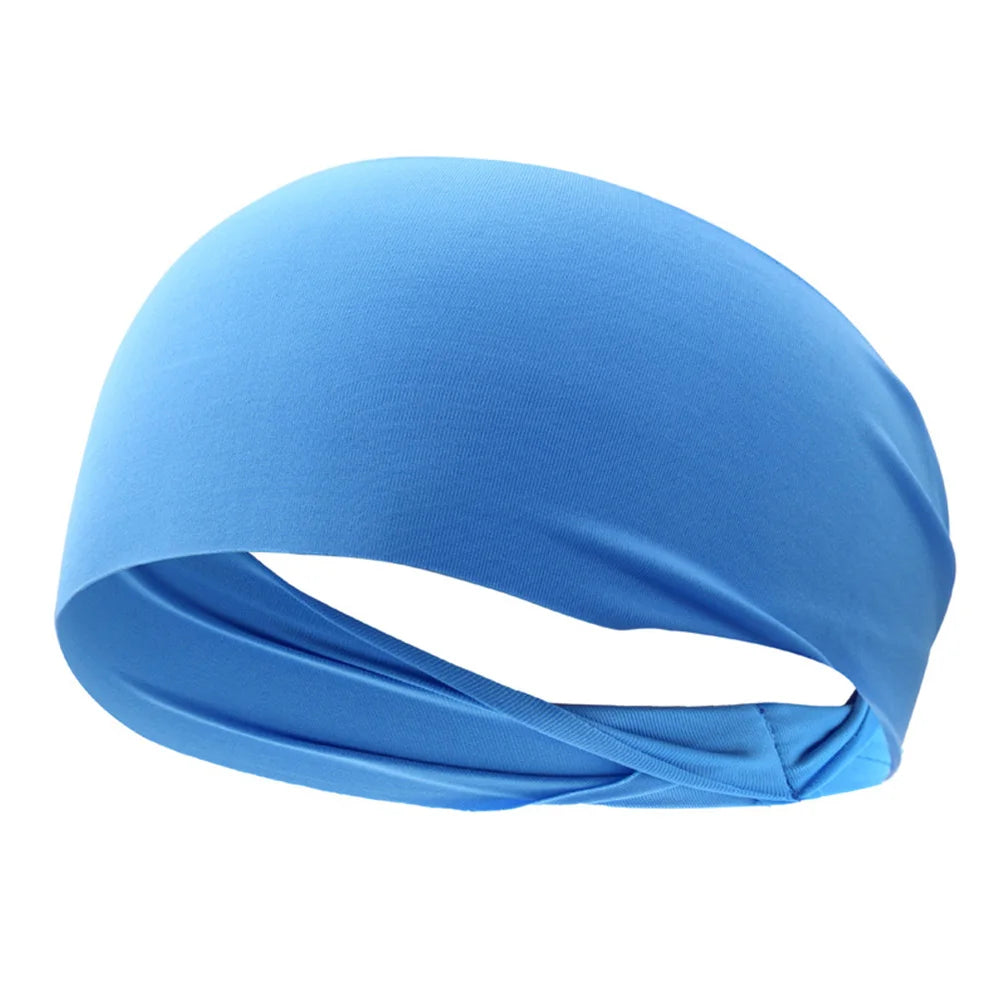 1PC Sports Headband Running Fitness Sweatband Quick-Dry Elastic Absorbent Men Women Cycling Jog Tennis Yoga Gym Hair Bandage