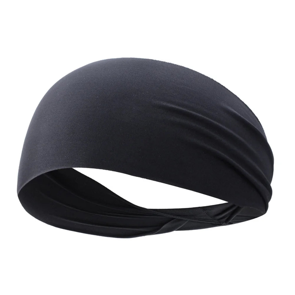 1PC Sports Headband Running Fitness Sweatband Quick-Dry Elastic Absorbent Men Women Cycling Jog Tennis Yoga Gym Hair Bandage