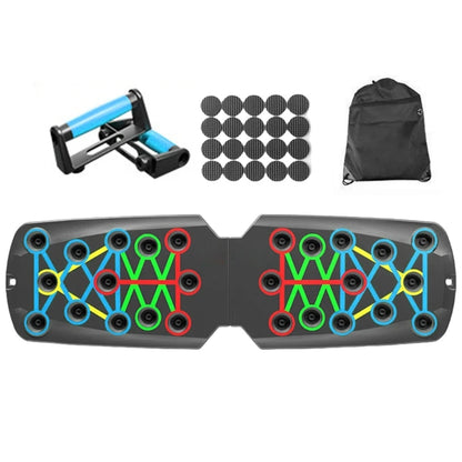 E56D Push up Boards, Exercise Pushup Stands with Resistance Band for Fitness Training